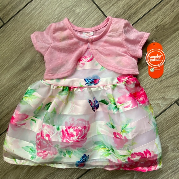 wonder nation Dresses Baby Girl Dress 3 Month Poshmark
